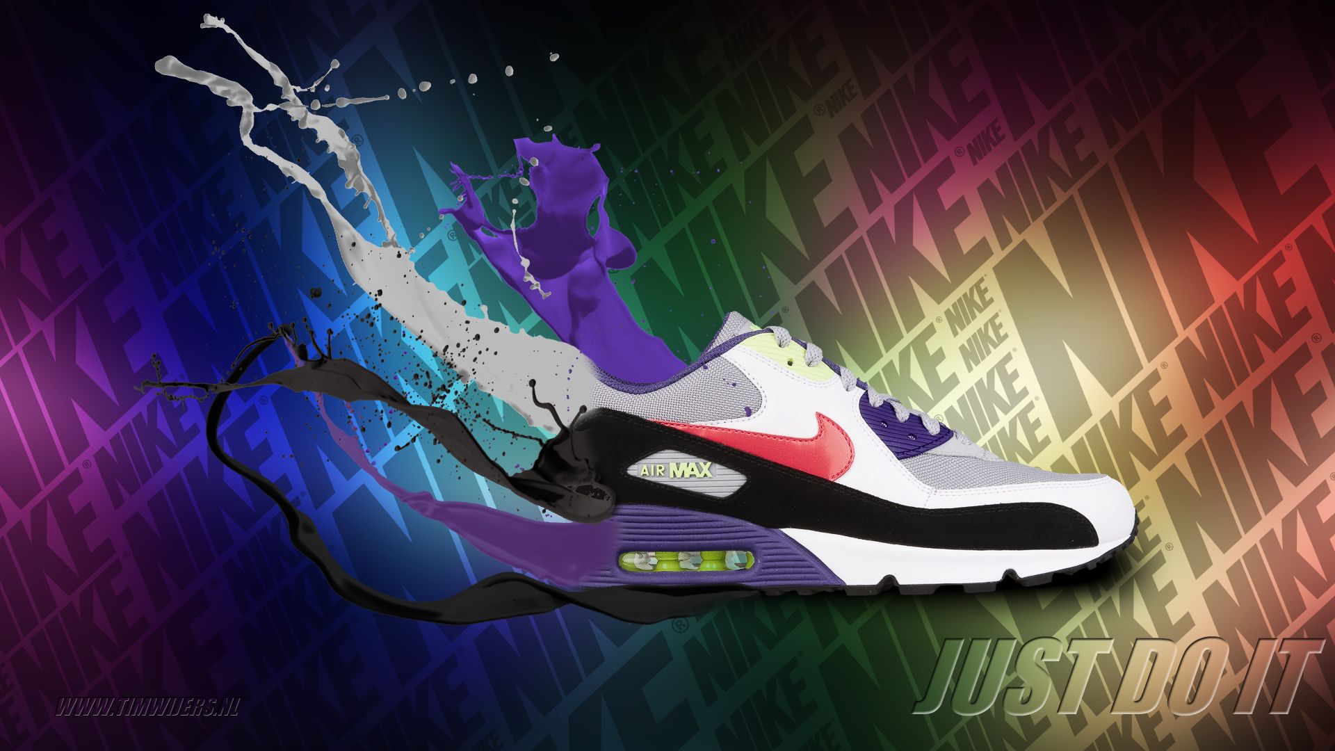 Scarpa Nike Air Max colorata, 1920x1080 Full HD 1080p, Desktop