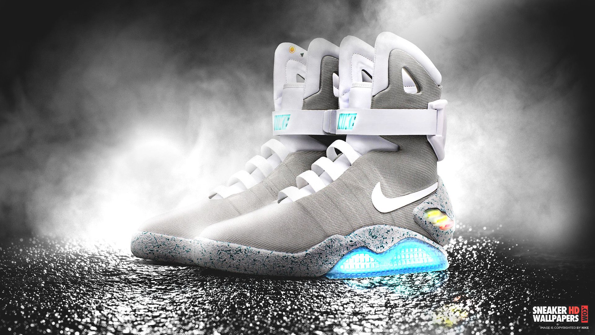 Sneaker Nike Air Mag grigia, 1920x1080 1080p, Desktop