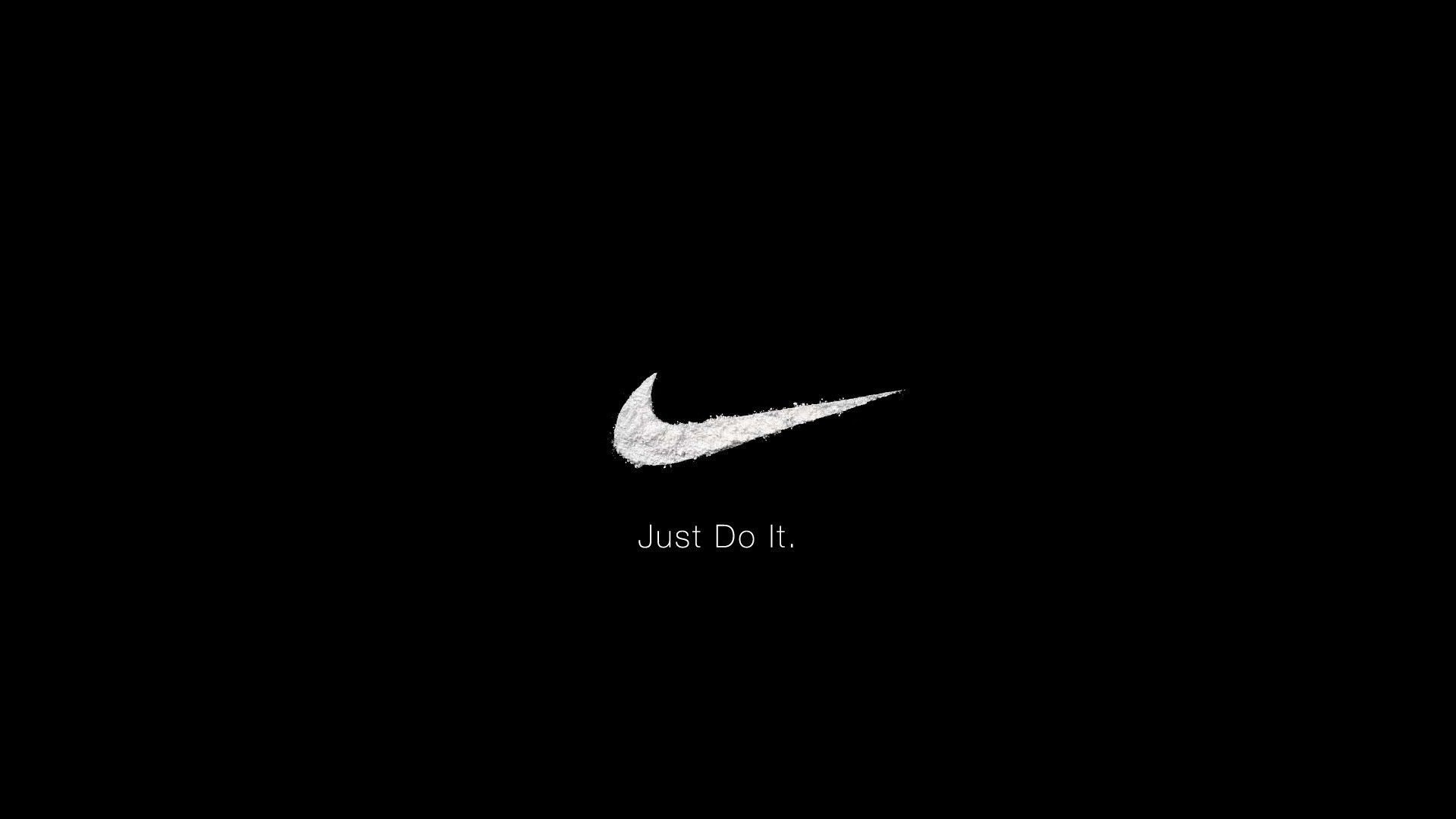 Logo Nike nero sfondo rosso, 1920x1080 Full HD 1080p, PC