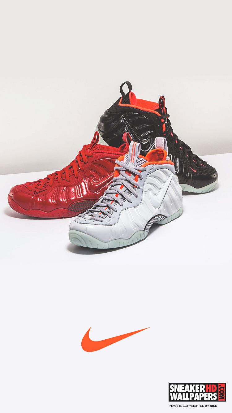 Scarpe Nike Foamposite arancioni, 750x1334 Verticale, iPhone