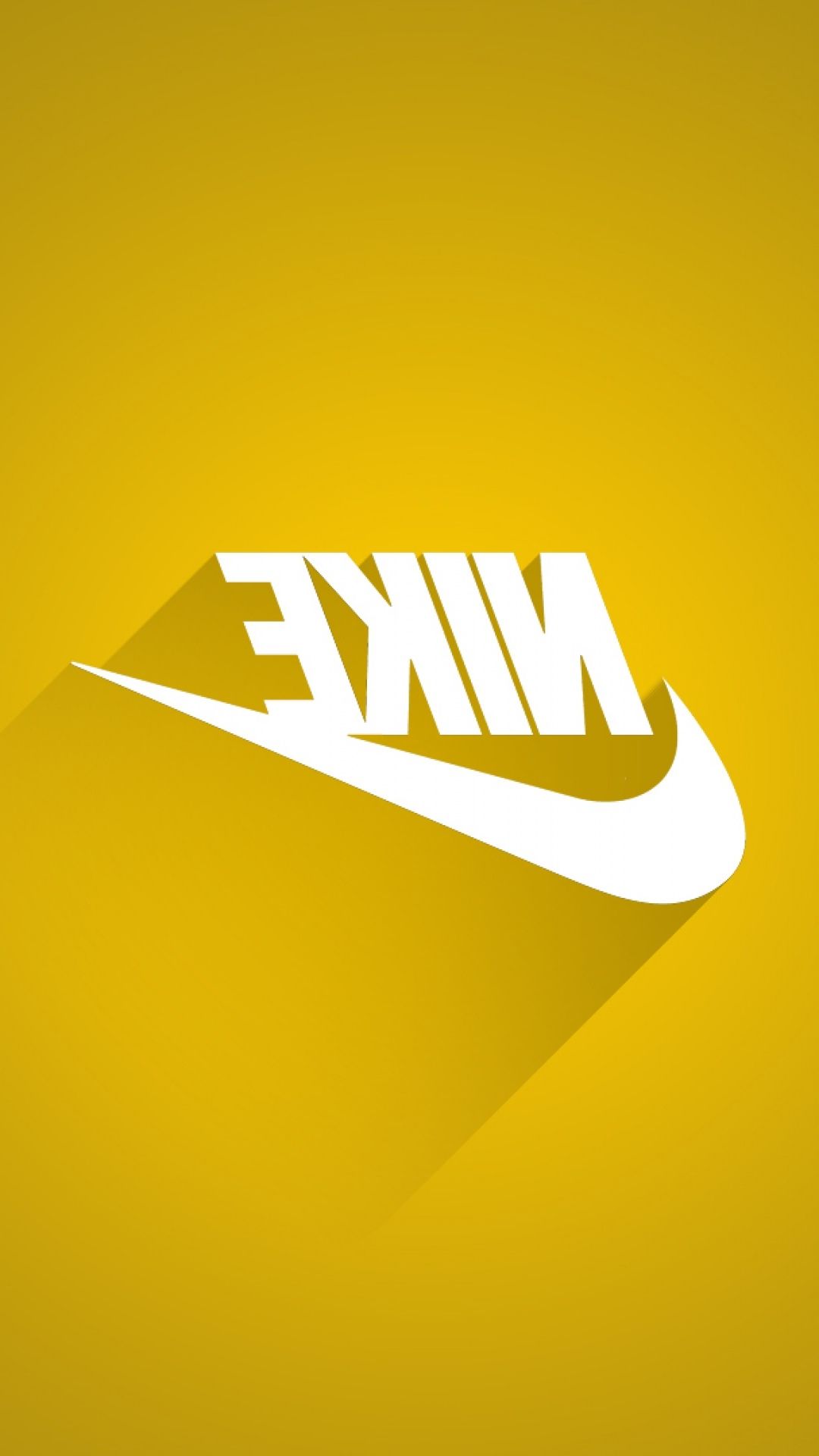 Logo Nike arancione fulmine, 3840x2160 UHD, PC 4K