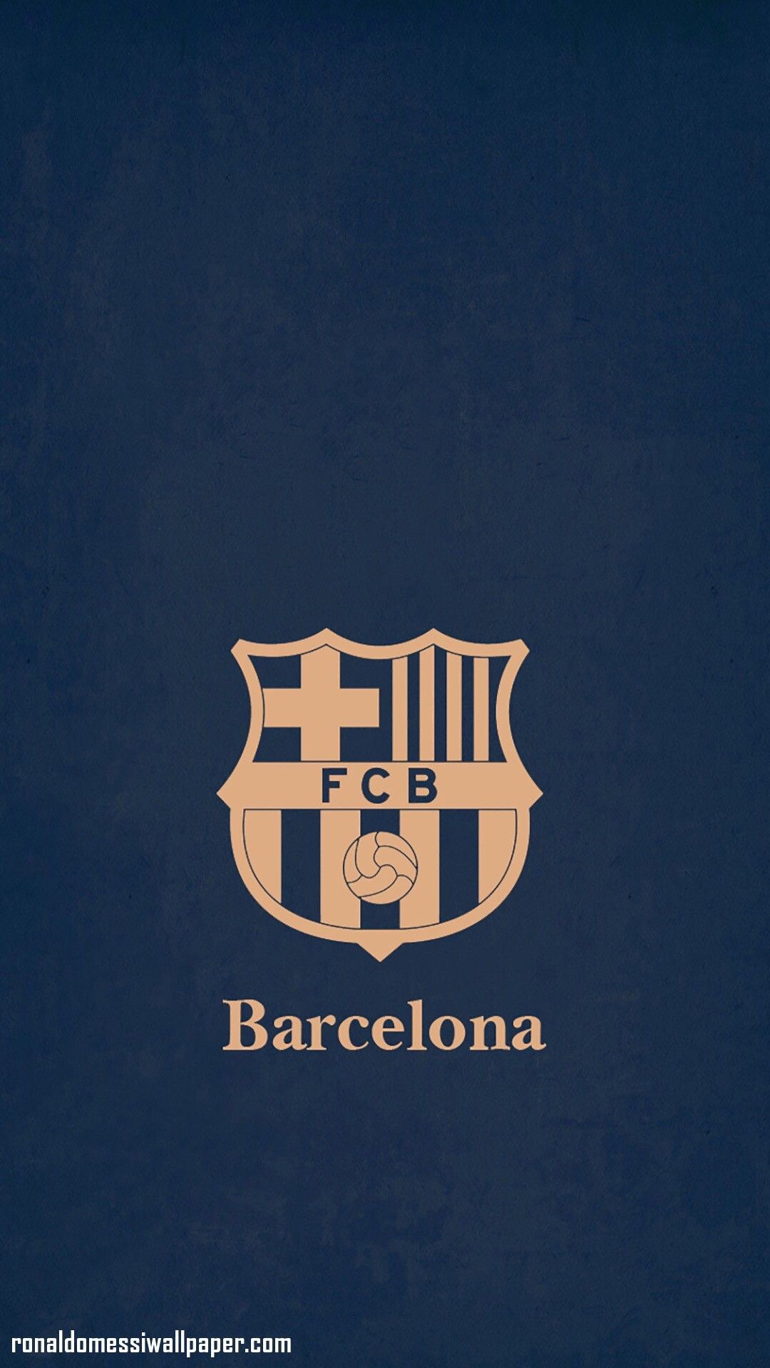Stemma FC Barcelona oro, 1080x1920 Verticale, Telefono
