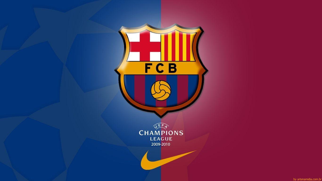 Logo FC Barcelona blu rosso, 1366x768 HD, Desktop