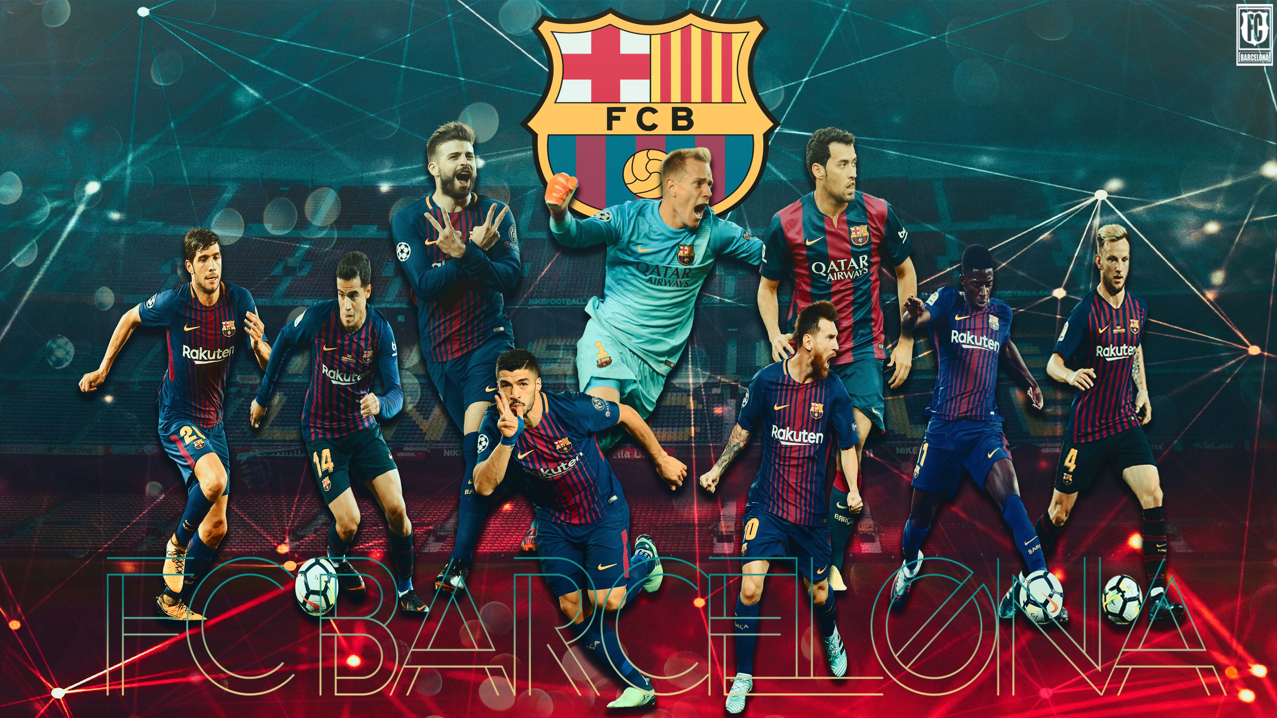 Logo FC Barcelona 3D, 1920x1080 1080p, Desktop