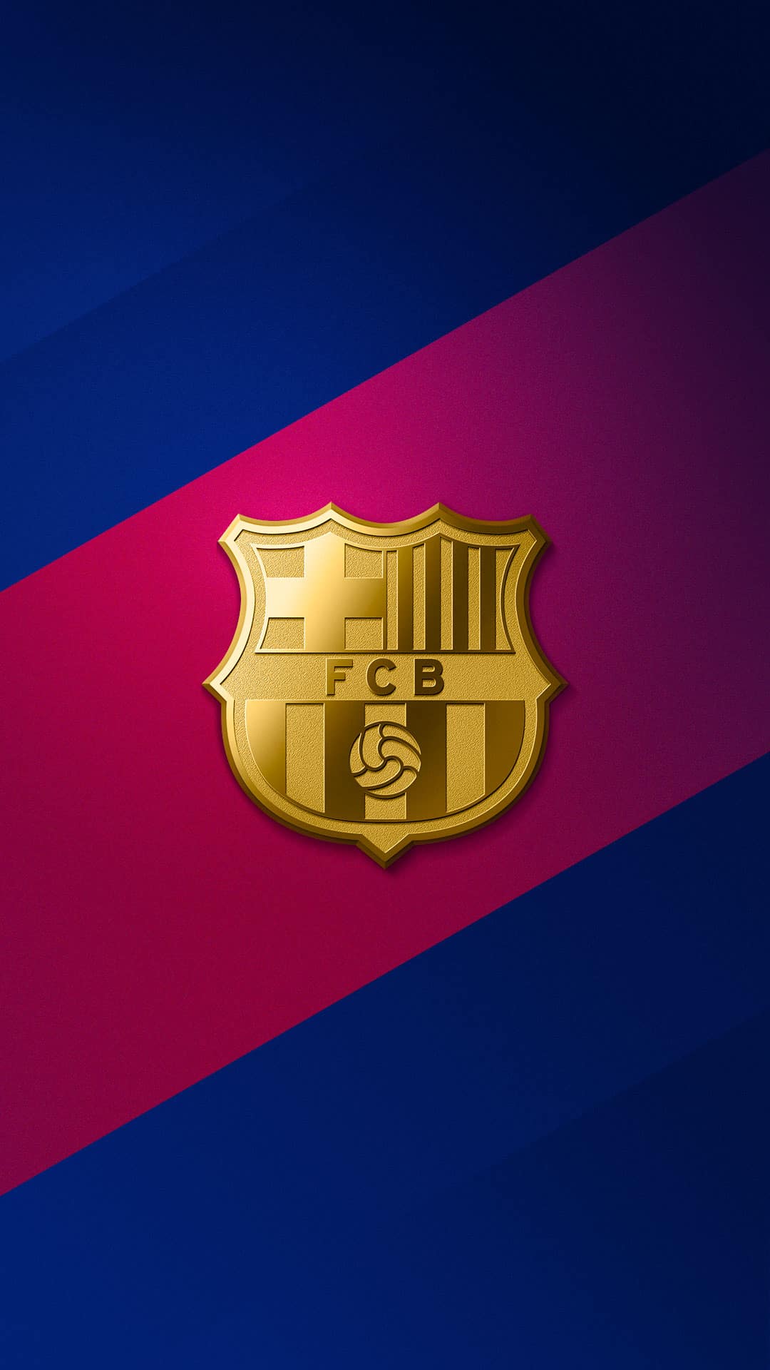 Logo FC Barcelona oro, 1080x1920 Full HD Verticale, Samsung Galaxy