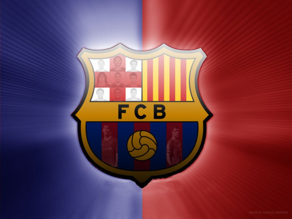 Logo stemma FC Barcelona, 1024x768 HD, Desktop