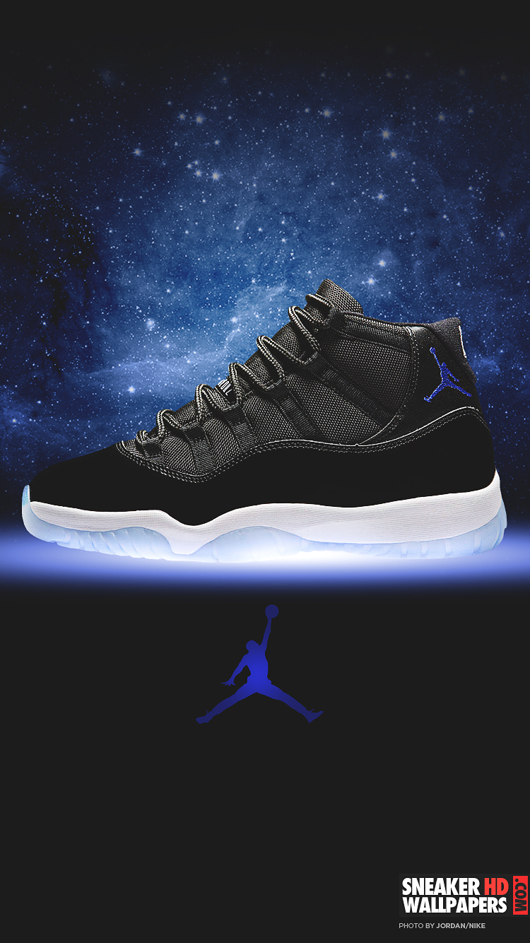 Sneaker Jordan nera galassia, 750x1334 Verticale, iPhone