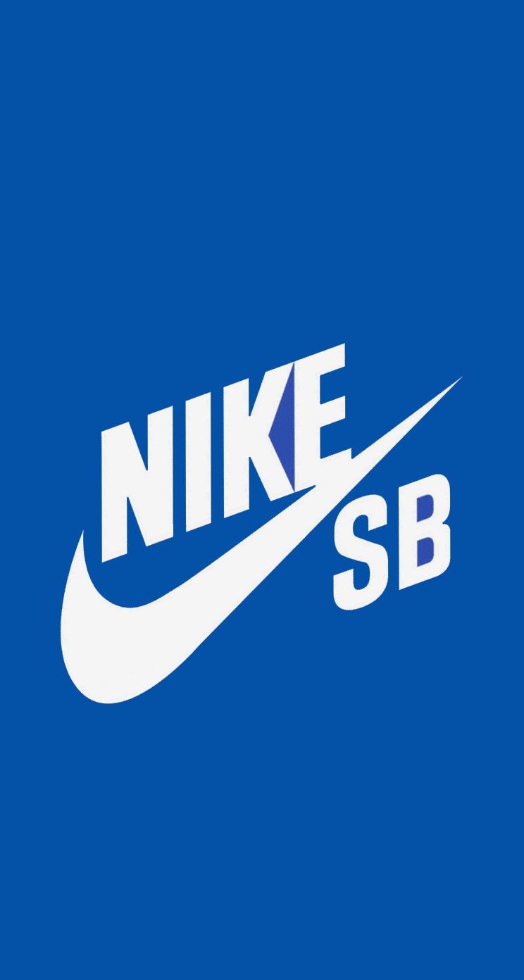 Logo Nike SB blu, abbigliamento sportivo, 744x1392 Verticale, iPhone Pro Max