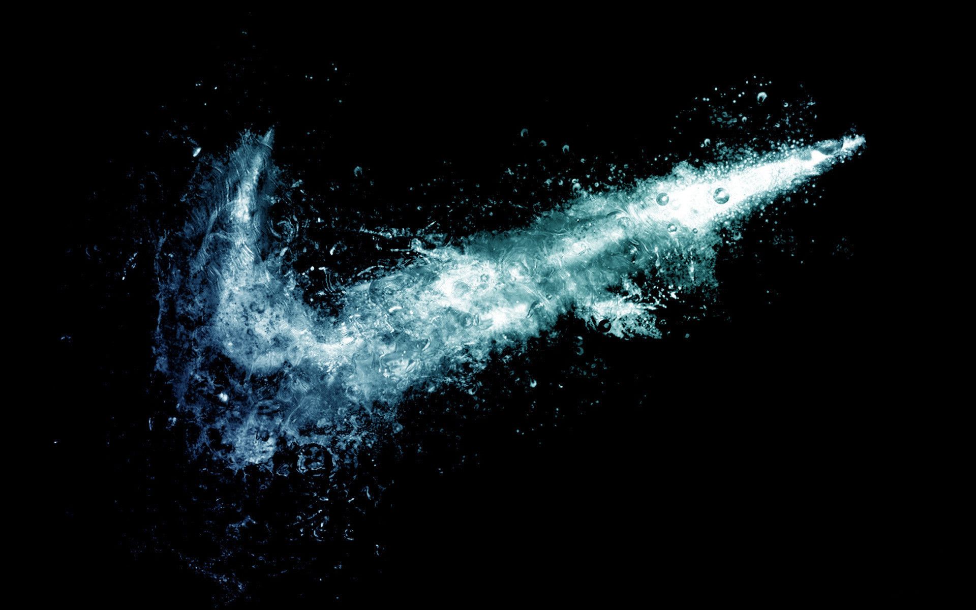 Logo Nike splash acqua blu, 1920x1200 Full HD+ WUXGA, Desktop