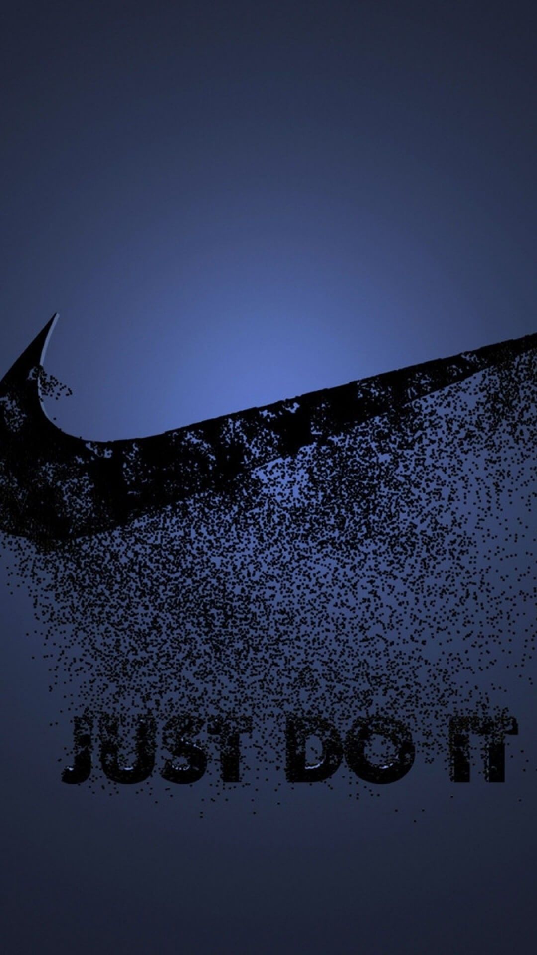 Logo Nike blu scuro, 1080x1920 Verticale, iPhone Air