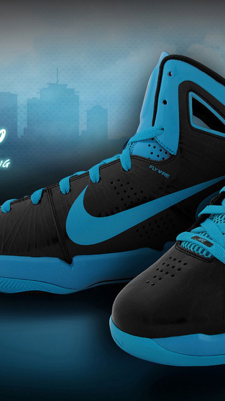 Logo Nike bianco sfondo blu, 1920x1080 1080p, PC