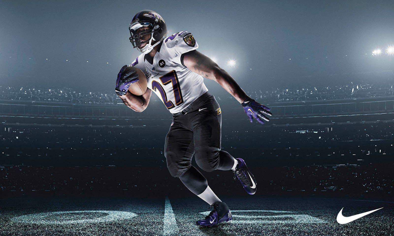 Giocatore football americano Nike, abbigliamento sportivo, 1600x960 HD Ready, PC