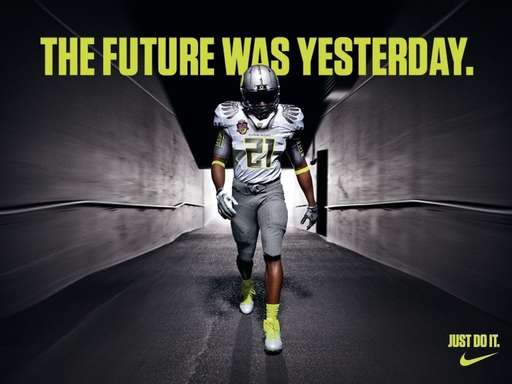 Giocatore football americano Nike Oregon, 1024x768 HD, Laptop