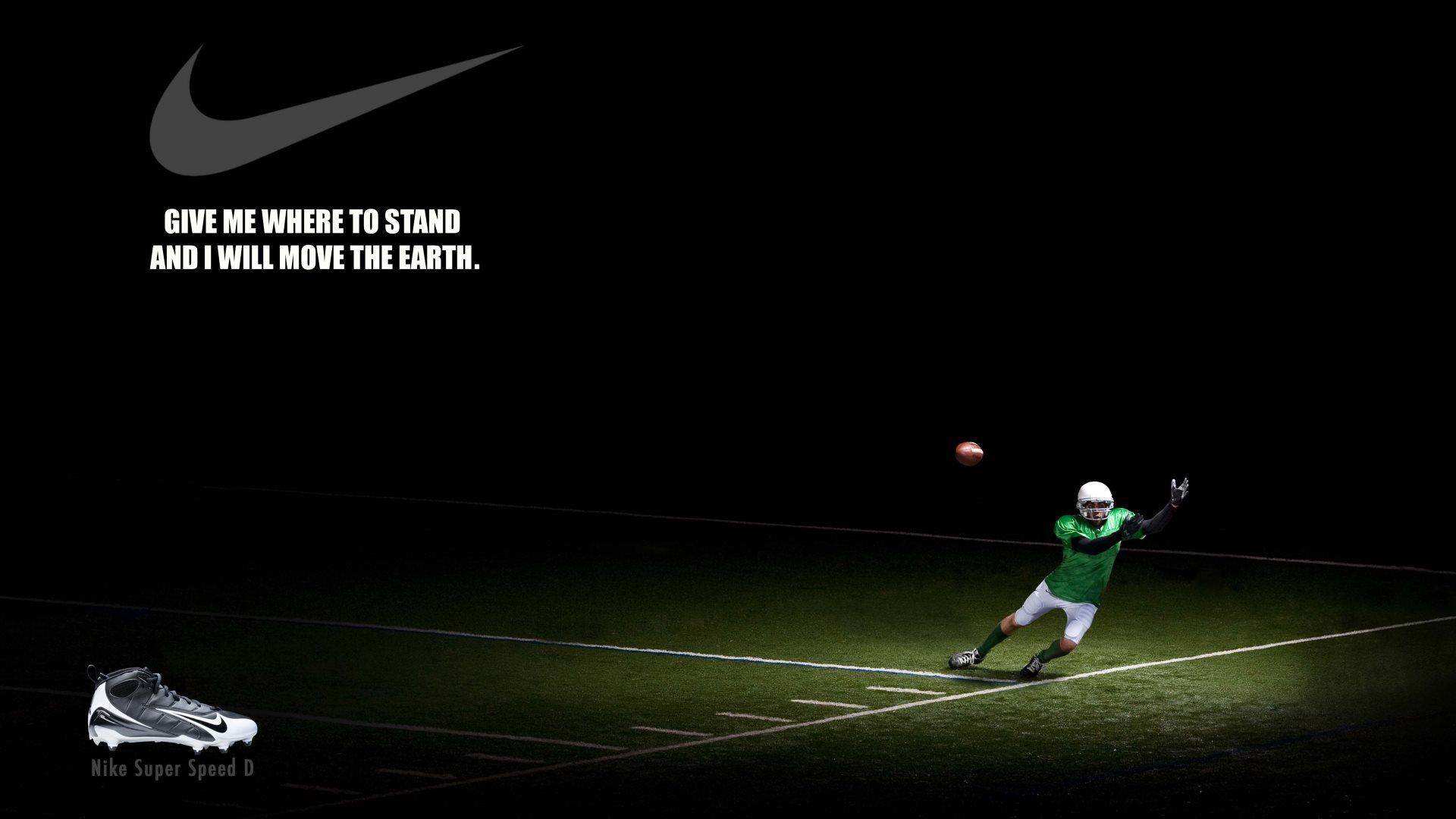 Giocatore football Navy Nike, 1080x1920 Verticale, Mobile