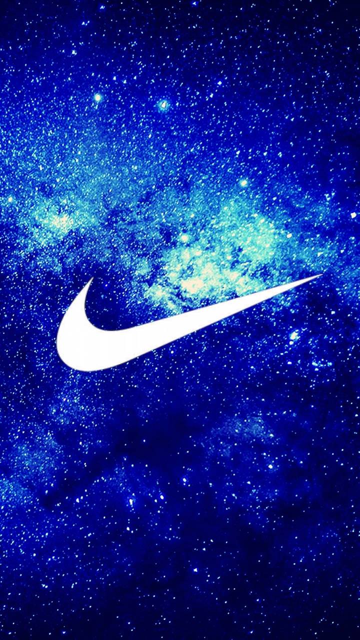 Logo Nike galassia blu, abbigliamento sportivo, 720x1280 Verticale, Telefono