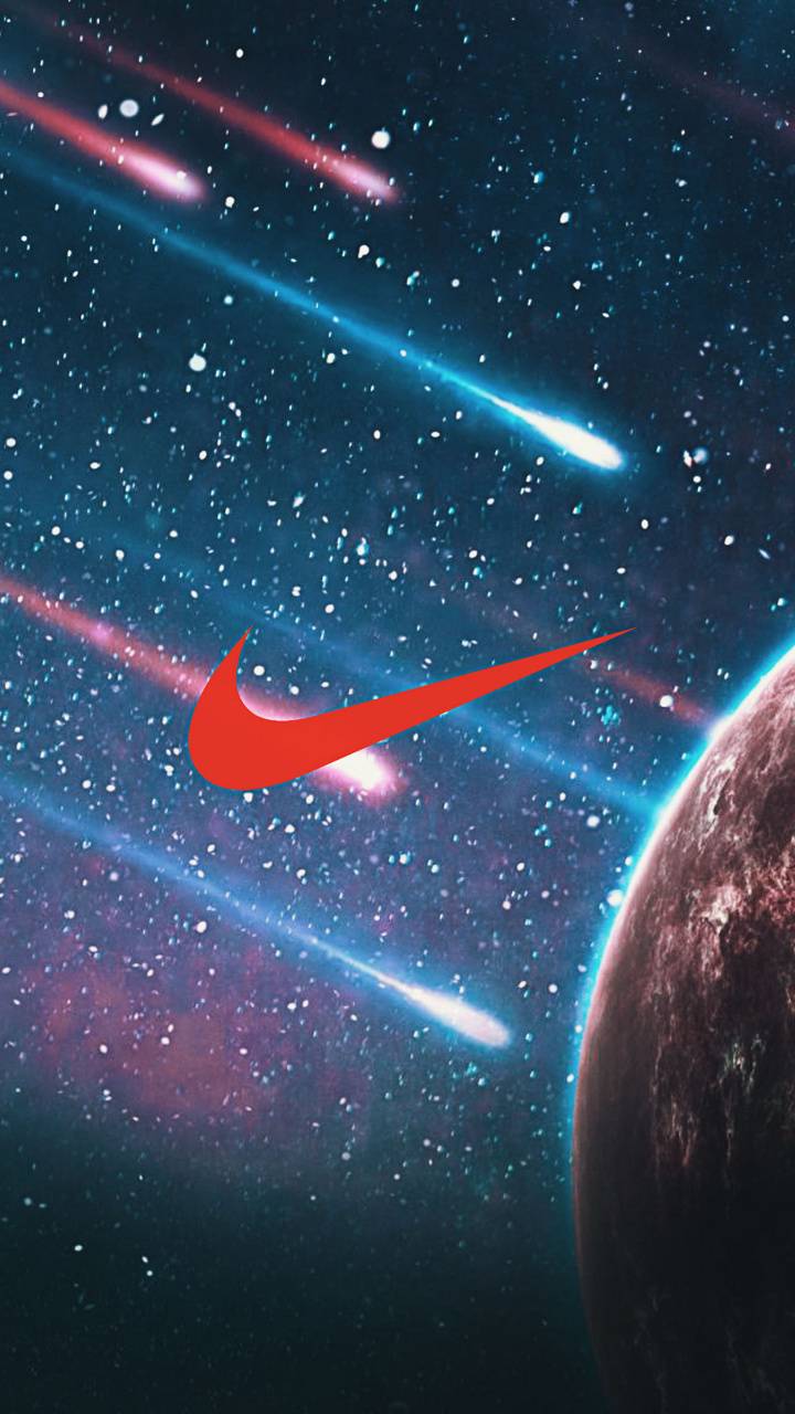 Logo Nike spazio meteore, swoosh, 720x1280 Full HD Verticale, iPhone