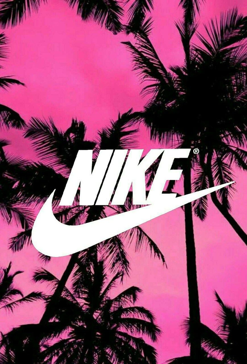 Nike logo fiori tropicali, 2048x2048 alta risoluzione, Laptop