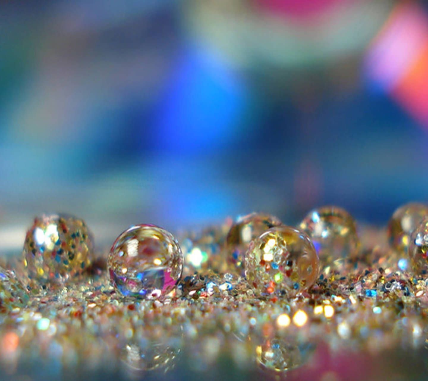 Perle glitter sfocato colorato, 1440x1280 720p, Laptop