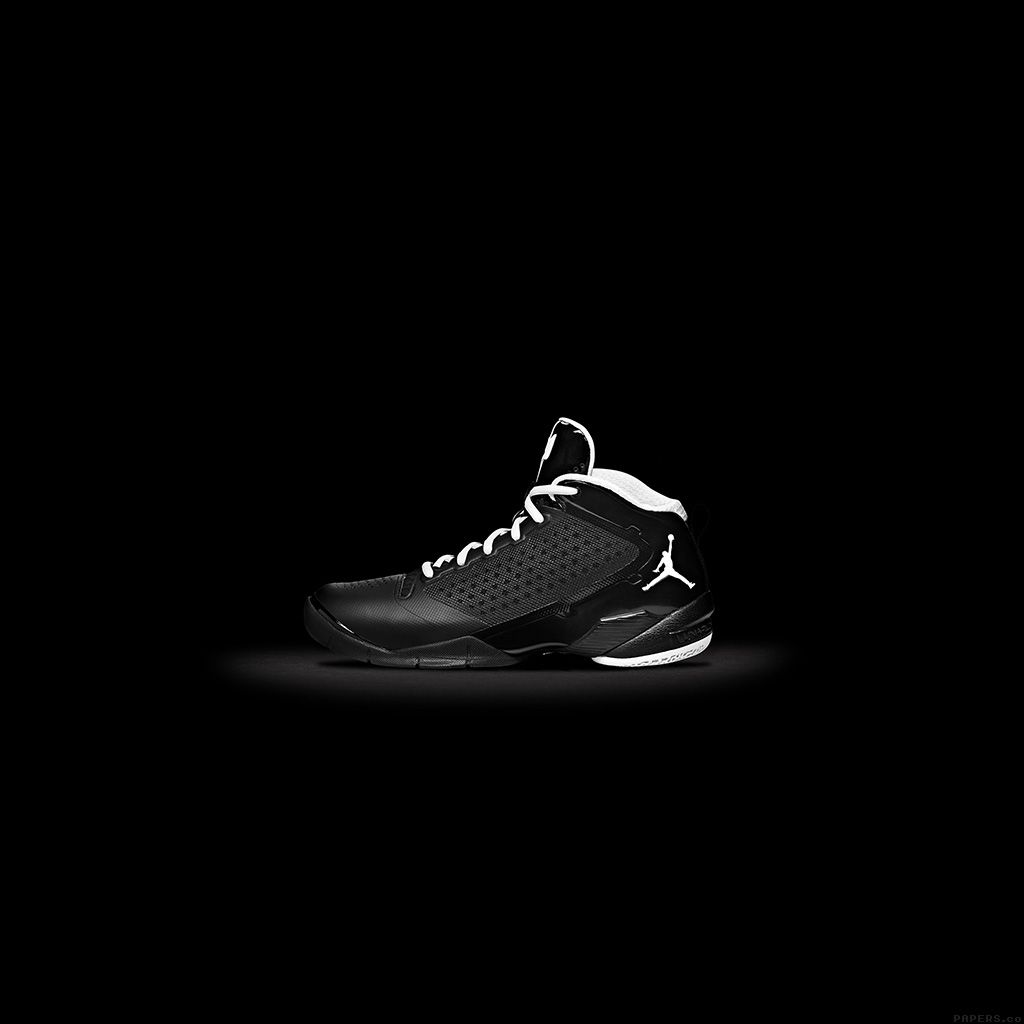 Scarpa Nike Jordan nera, 1024x1024 HD, iPad Air