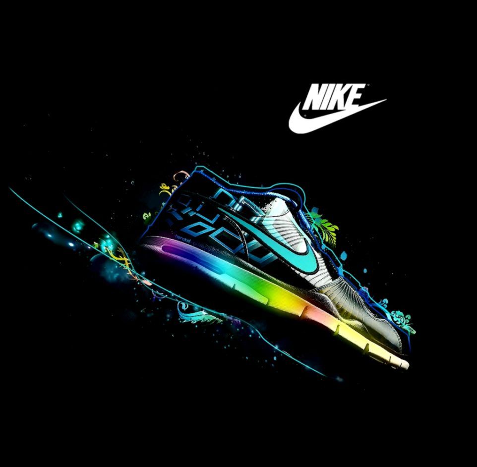 Scarpa Nike sfondo nero, 962x942 HD, iPad mini