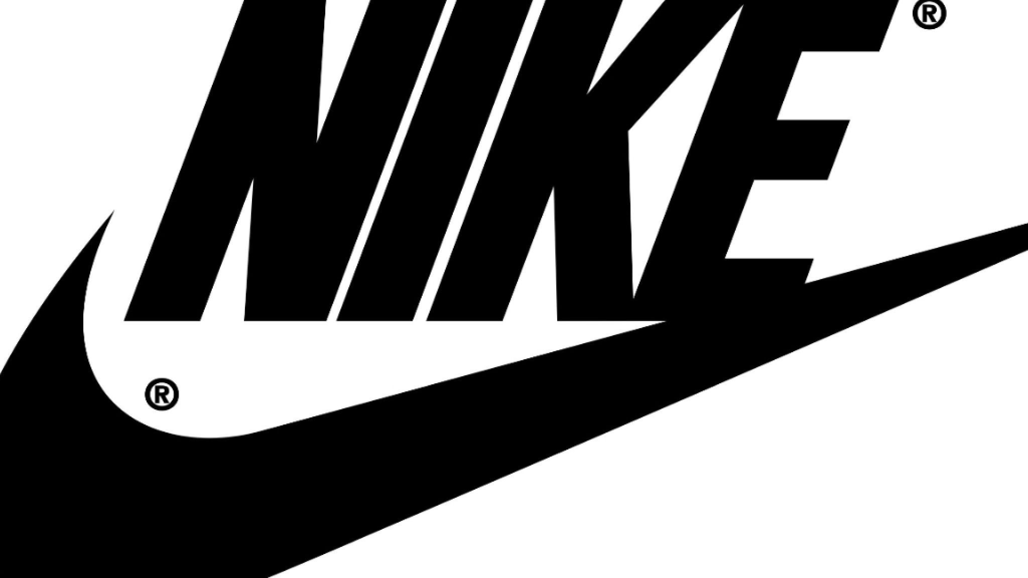 Logo Nike blu luminoso, 1920x1080 1080p, iPad