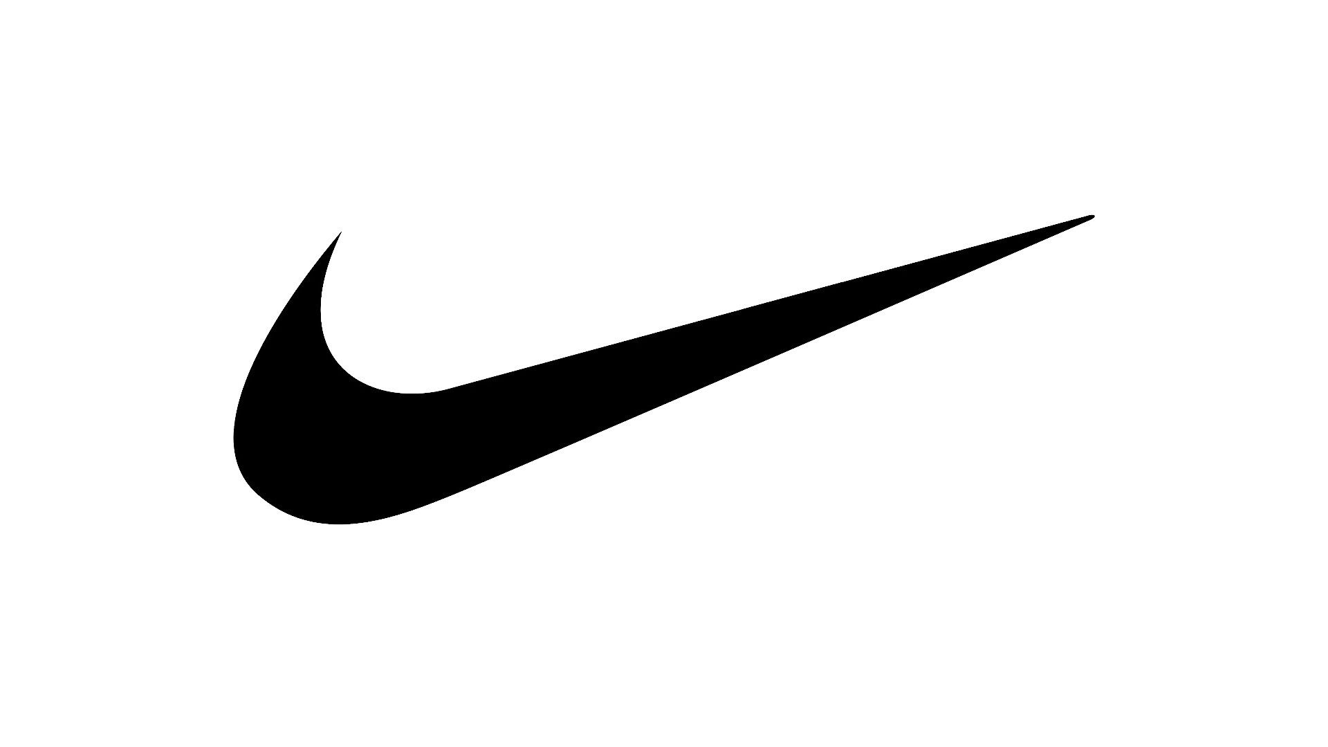Logo Nike nero, 1920x1080 Full HD 1080p, iPad mini