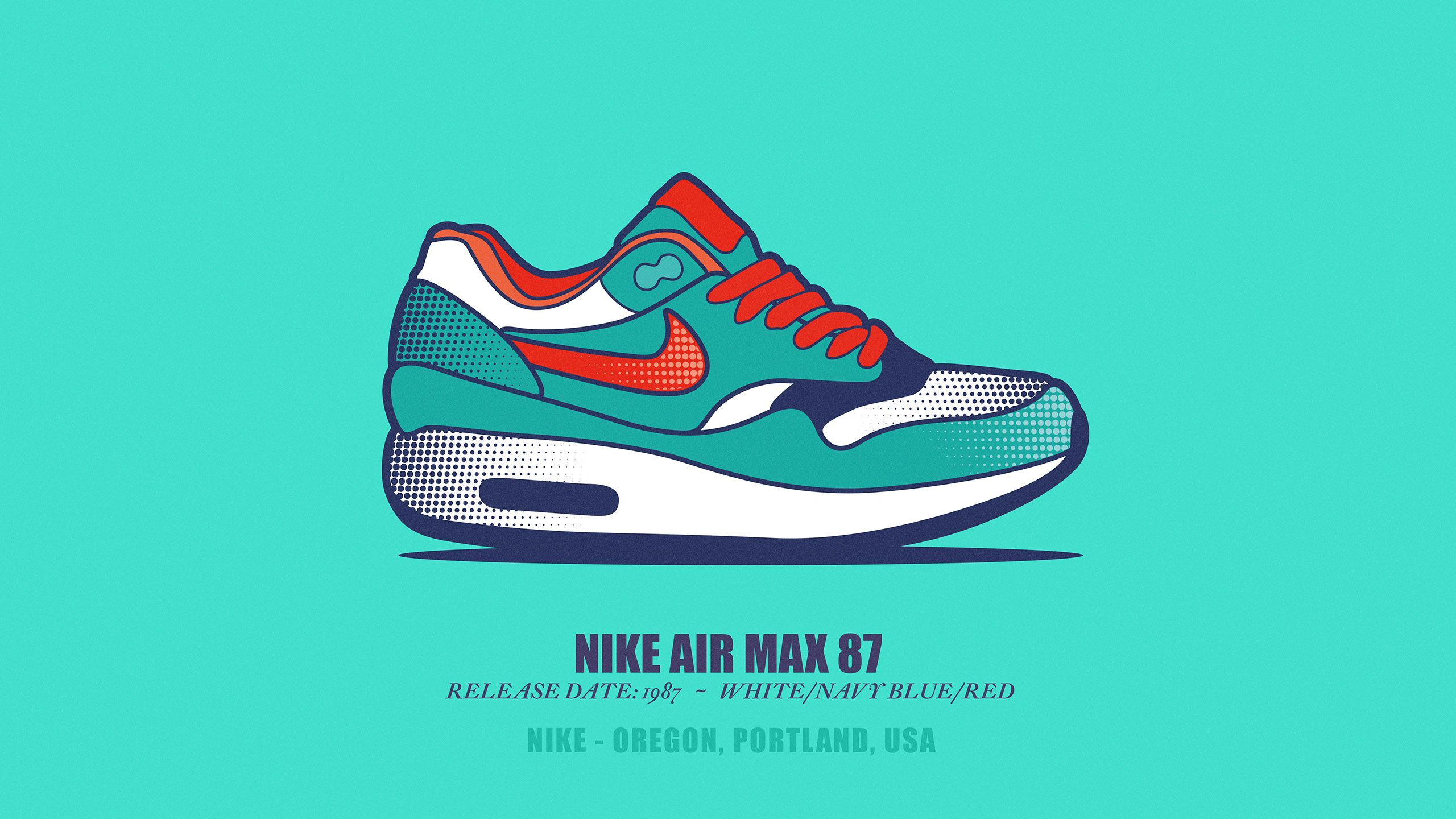 Scarpa Nike Air Max 87, 2560x1440 2K, iPad