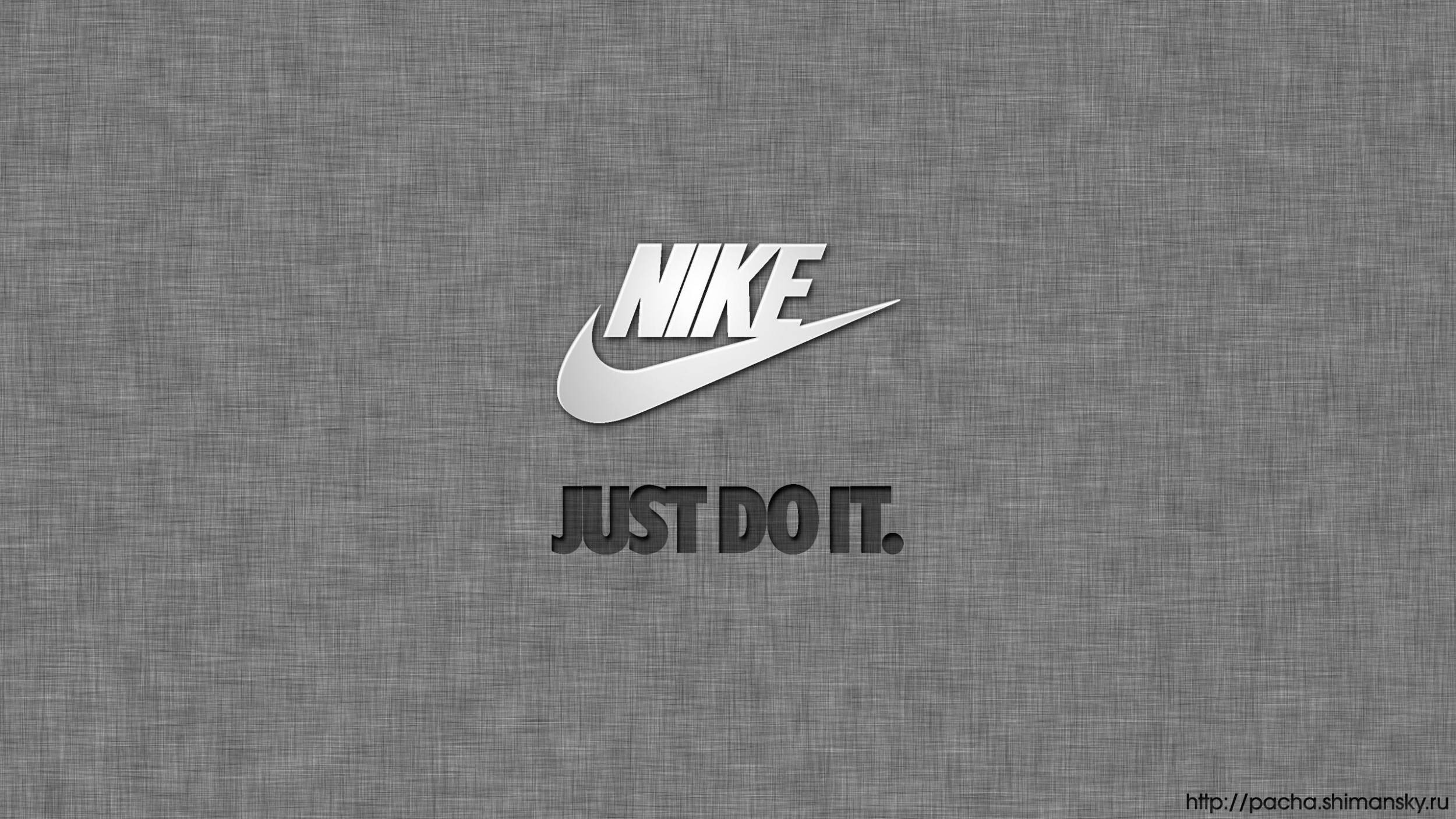 Logo Nike bianco sfondo nero, 2560x1440 2K, Desktop