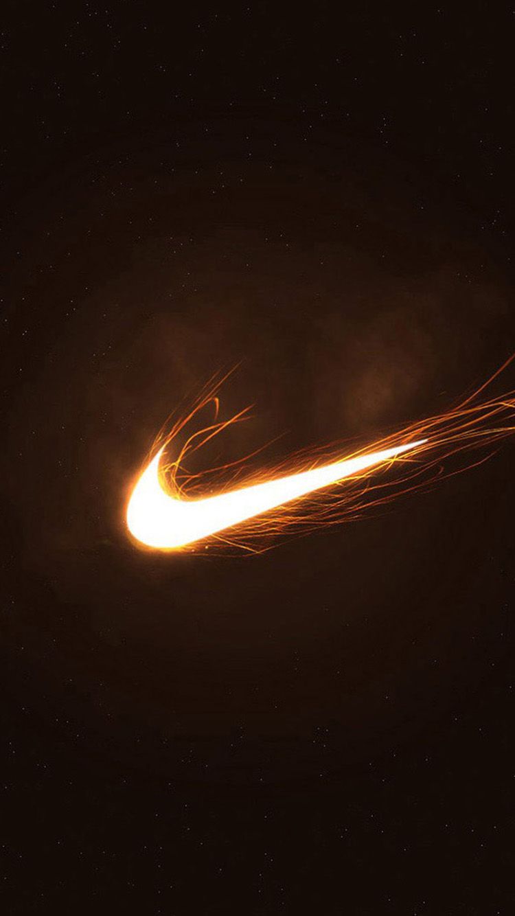 logo Nike scintille fuoco, 750x1334 Verticale, Telefono