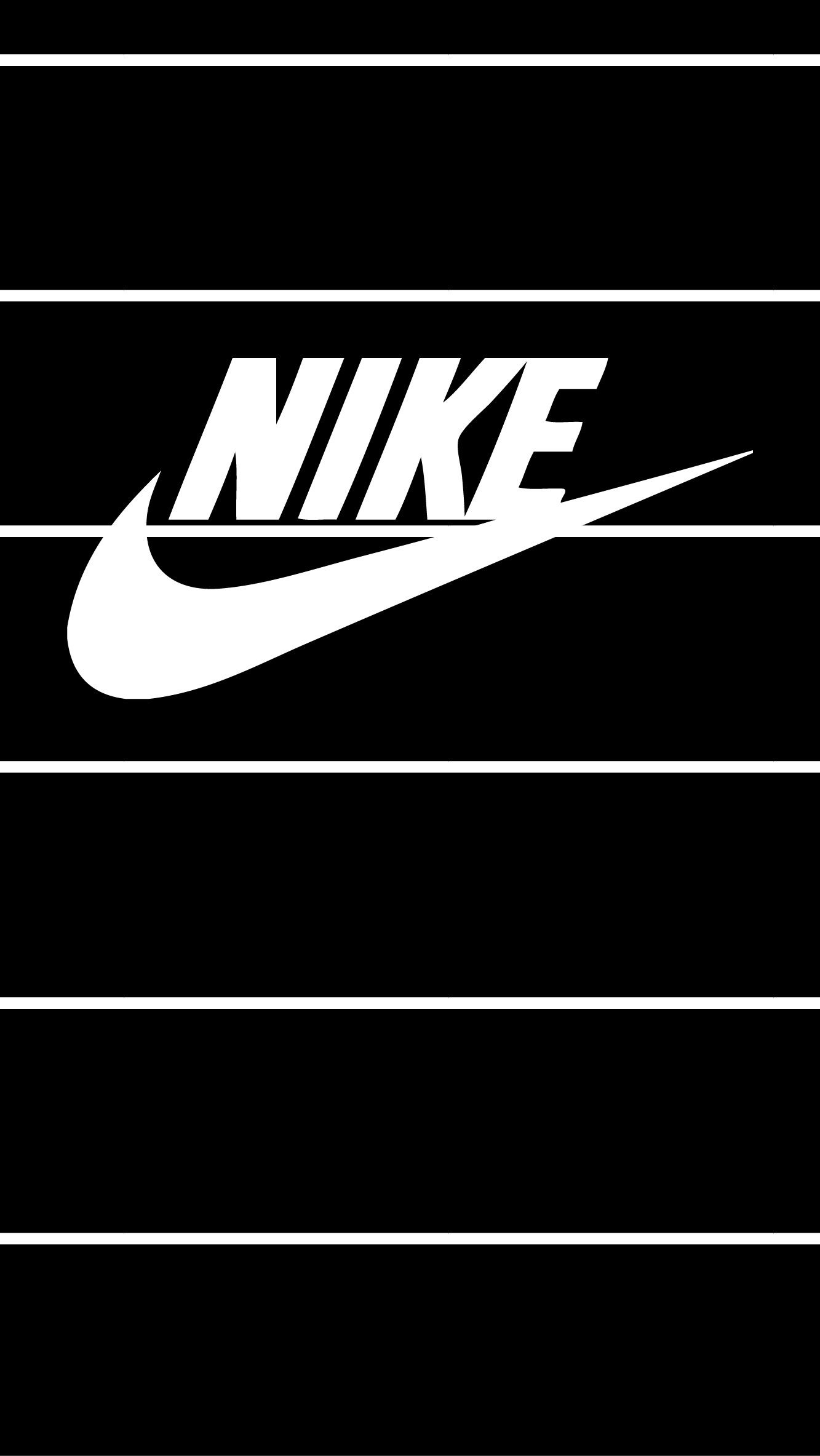 Logo Nike bianco nero, 1333x2367 Verticale, Telefono