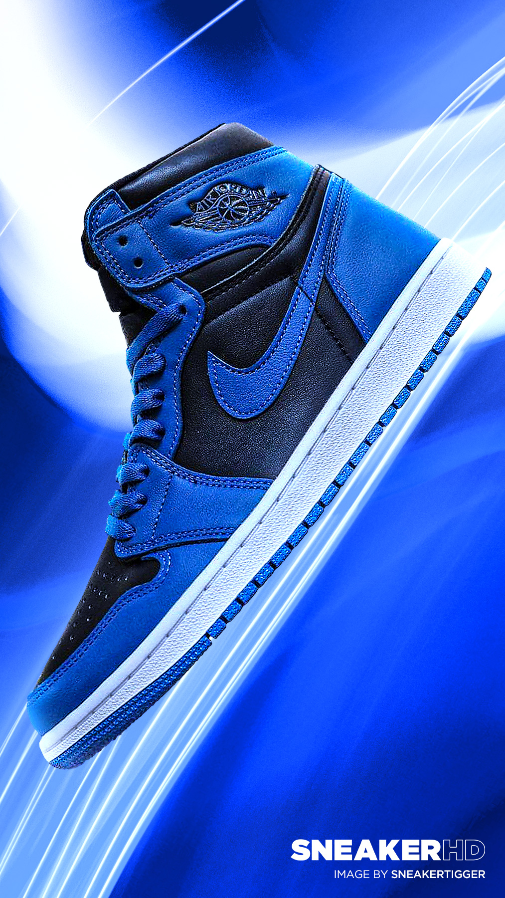 Sneaker Air Jordan blu nera, Nike, 1013x1800 Full HD Verticale, iPhone