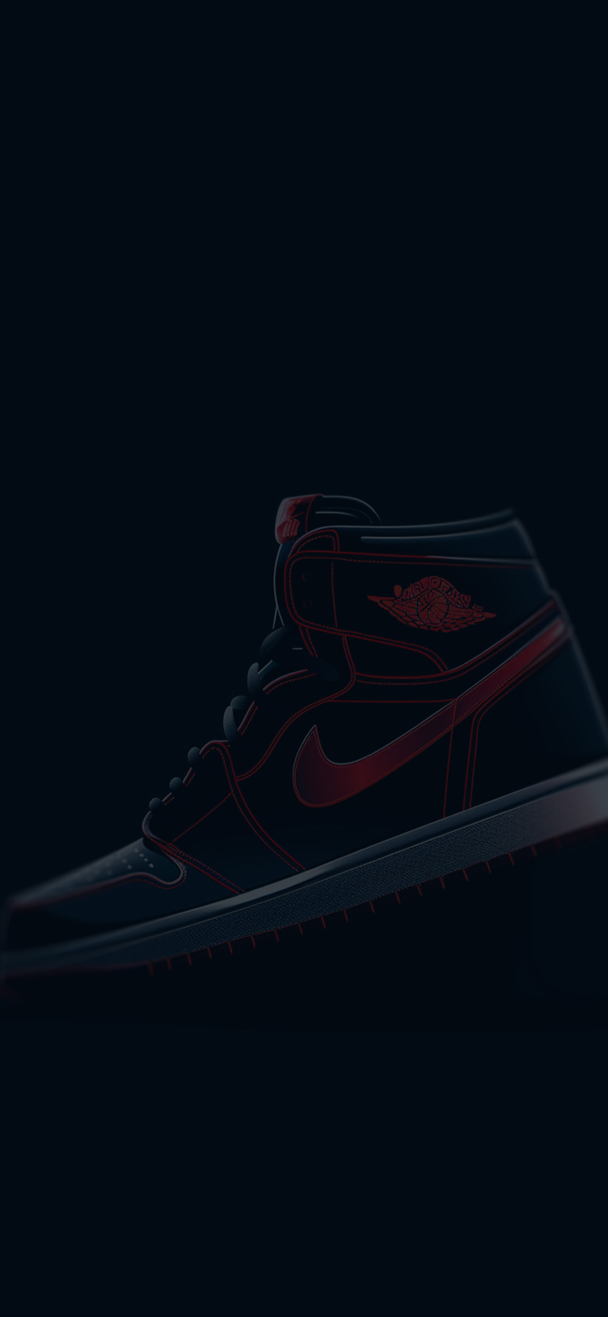 Scarpa Nike Air Jordan nera, 1183x2560 Verticale, OnePlus