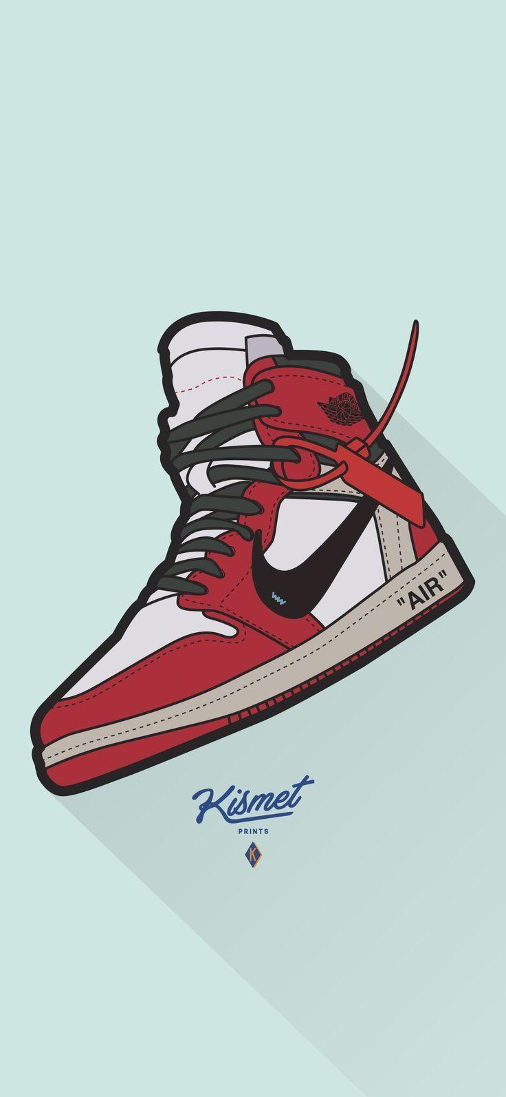 Scarpa Nike Air Jordan rossa, 736x1593 Verticale, Mobile