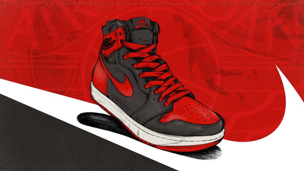 Nike Air Jordan sneaker rossa, 1200x675 HD, Laptop