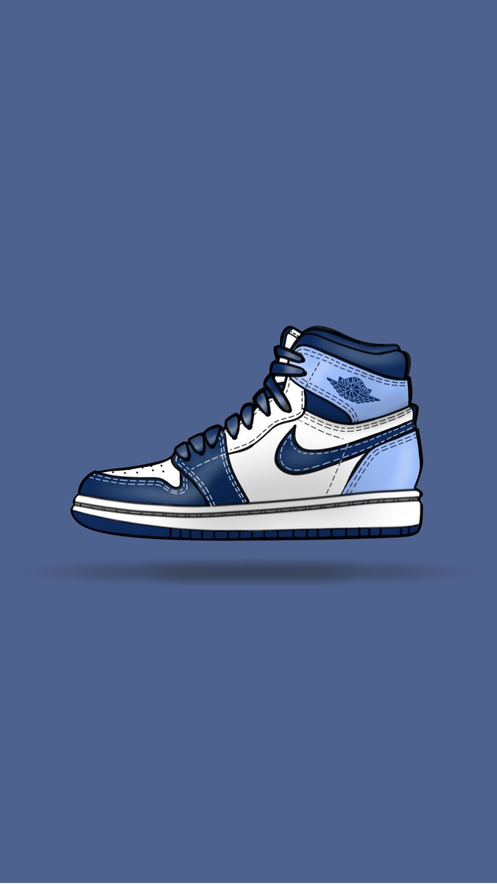 Scarpa Air Jordan blu, sneaker, 969x1724 Full HD Verticale, Smartphone