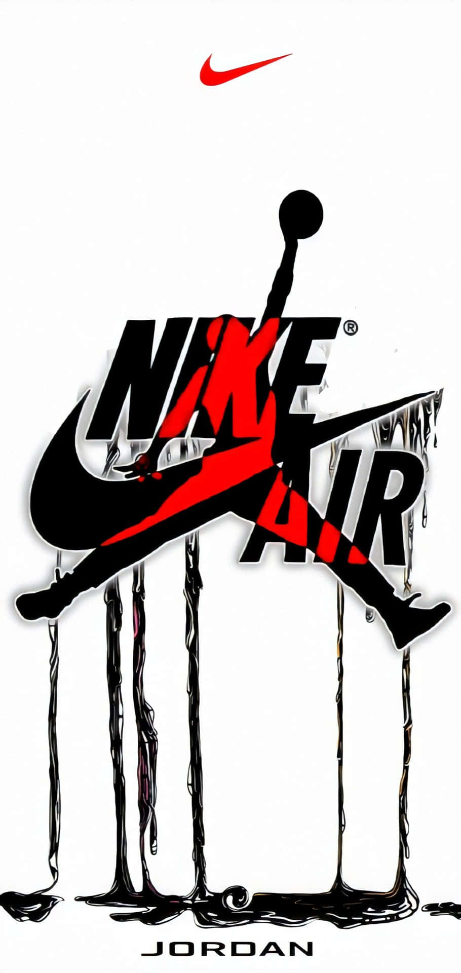 Logo Nike Jordan Air, 910x1920 Verticale, Telefono