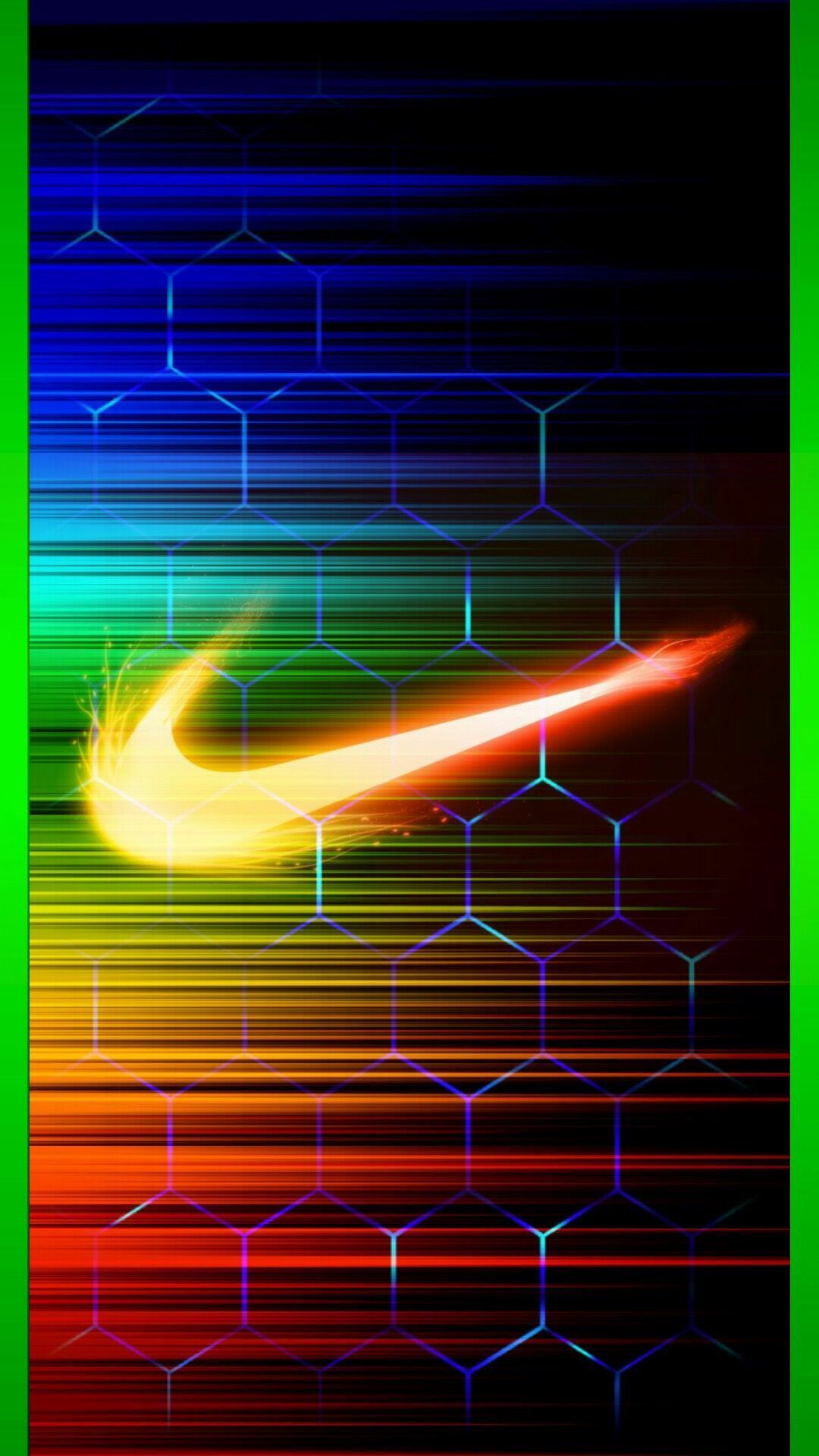 Linee neon verdi e blu, 1366x768 720p, Laptop