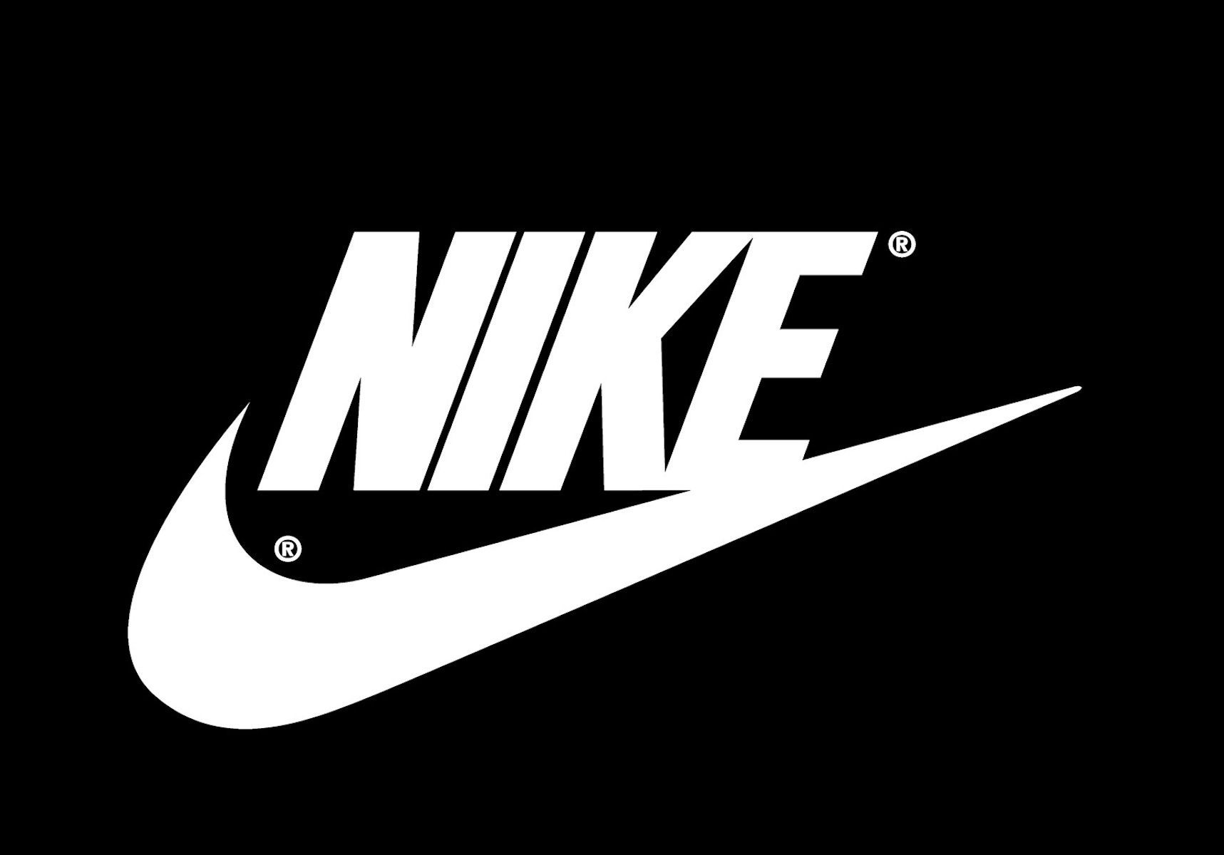 Logo Nike bianco nero, abbigliamento sportivo, 1717x1200 900p, Desktop