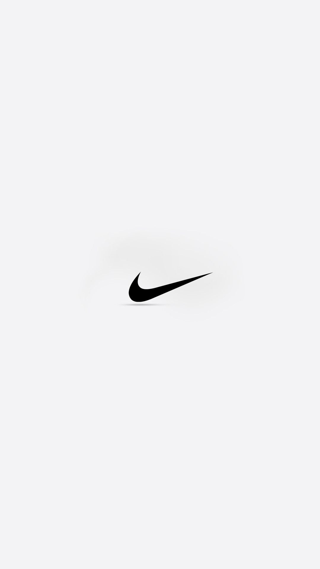 Logo Nike nero minimalista, 1080x1920 Verticale, Mobile