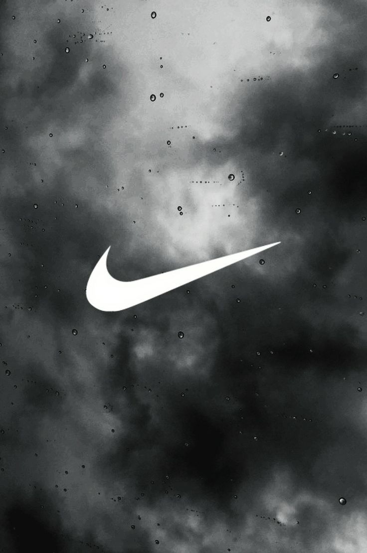 Logo Nike su nuvole nere, 736x1110 Full HD Verticale, Smartphone