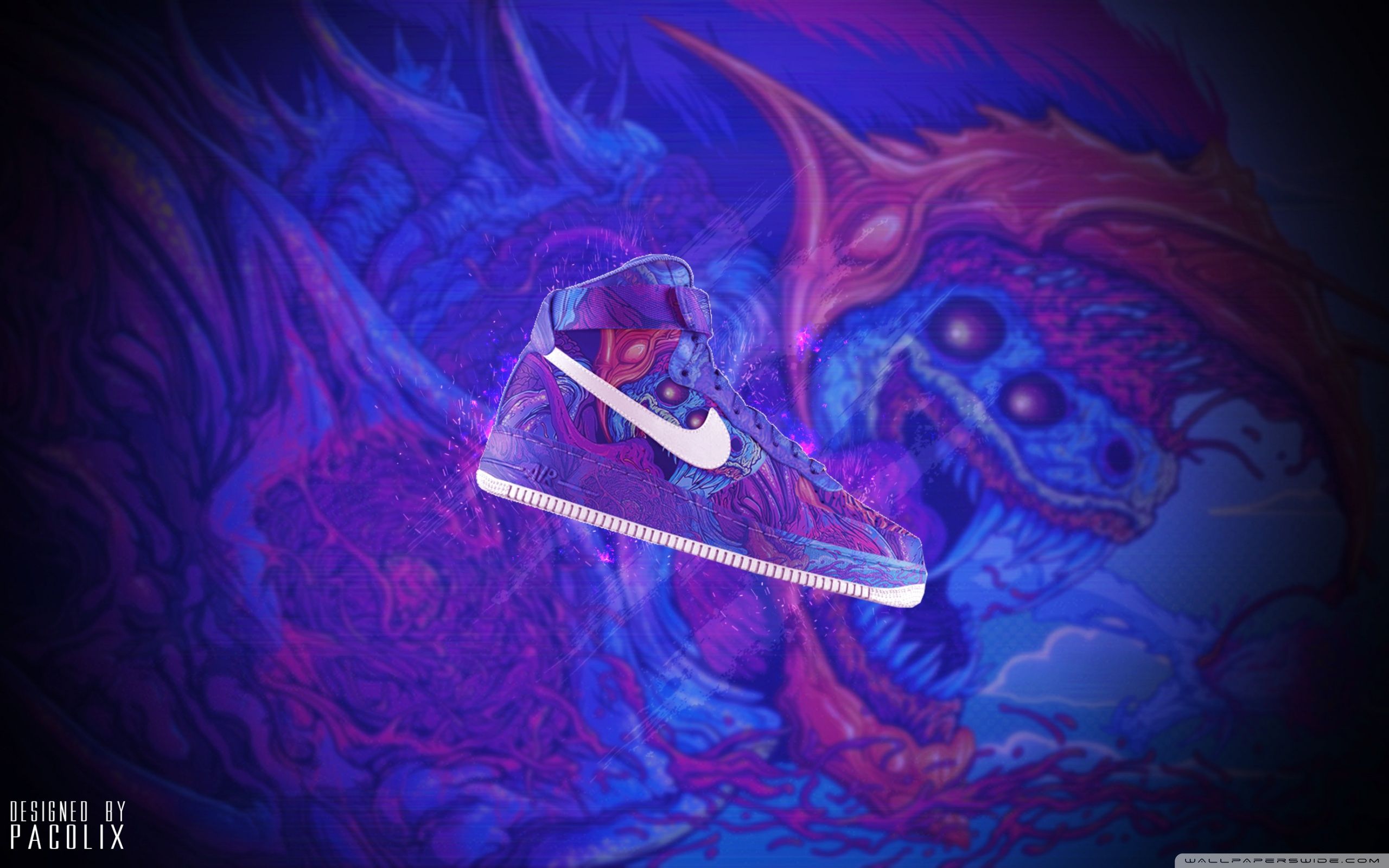 Nike Air Force Hyperbeast drago, 2560x1600 2K, MacBook Pro