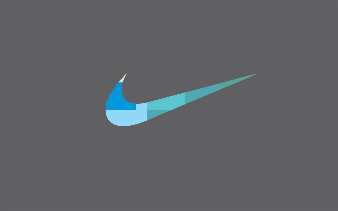 Logo Nike sfondo blu scuro, 2880x1620 WQXGA, Laptop