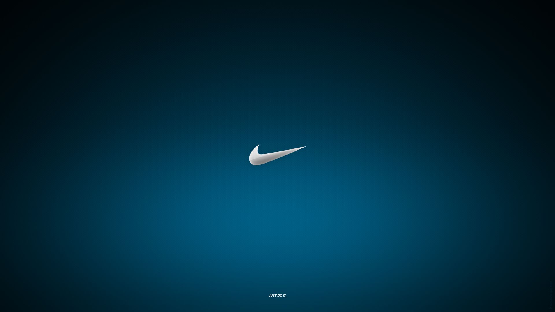 Logo Nike blu, 1920x1080 Full HD, PC