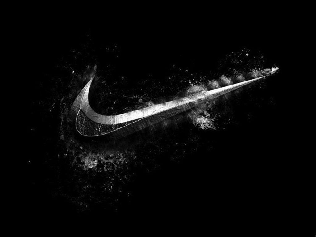 Logo Nike fumo bianco nero, abbigliamento sportivo, 1024x768 HD, Desktop