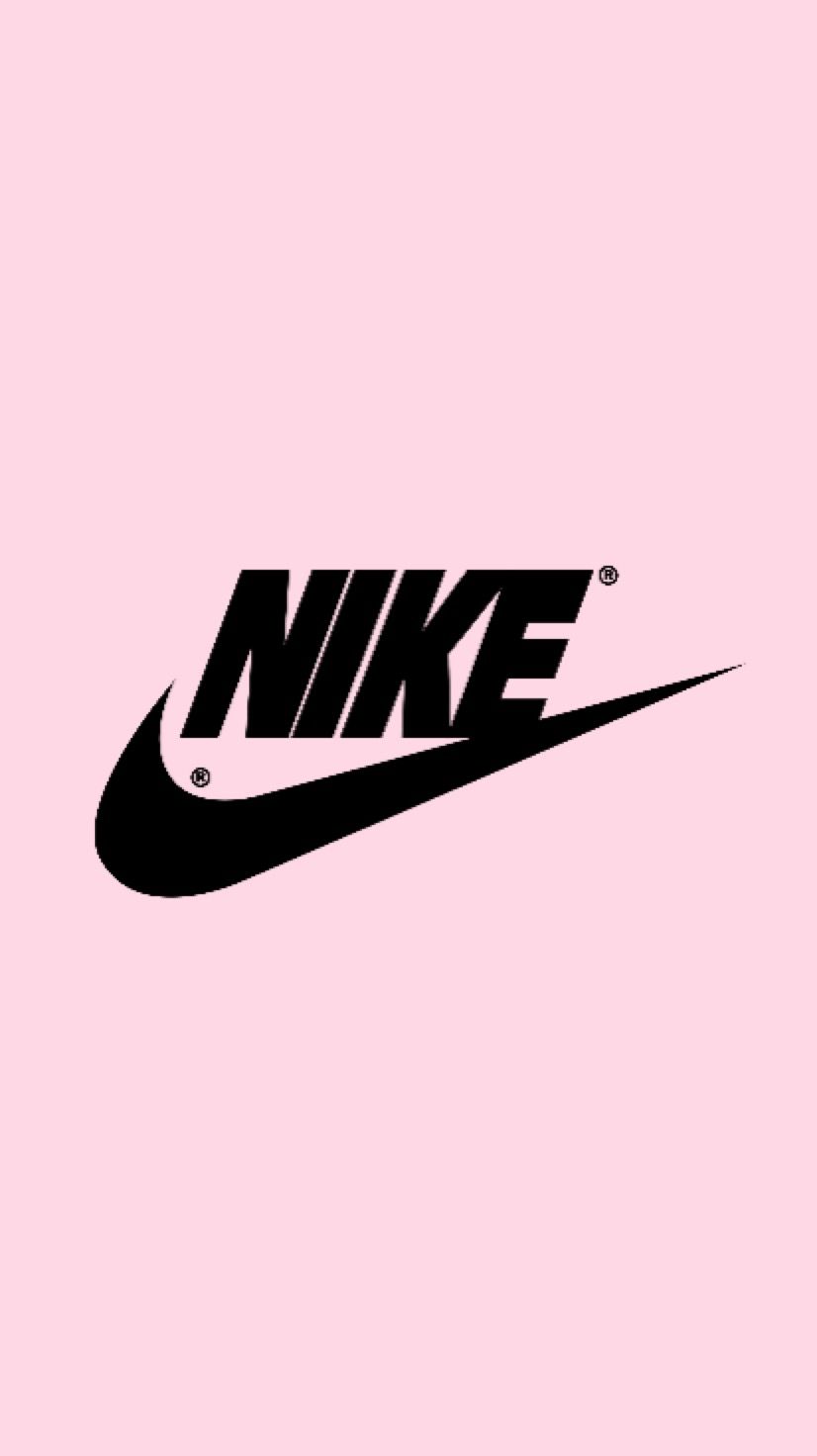 Logo Nike su rose rosa, 1080x1920 Full HD Verticale, Smartphone