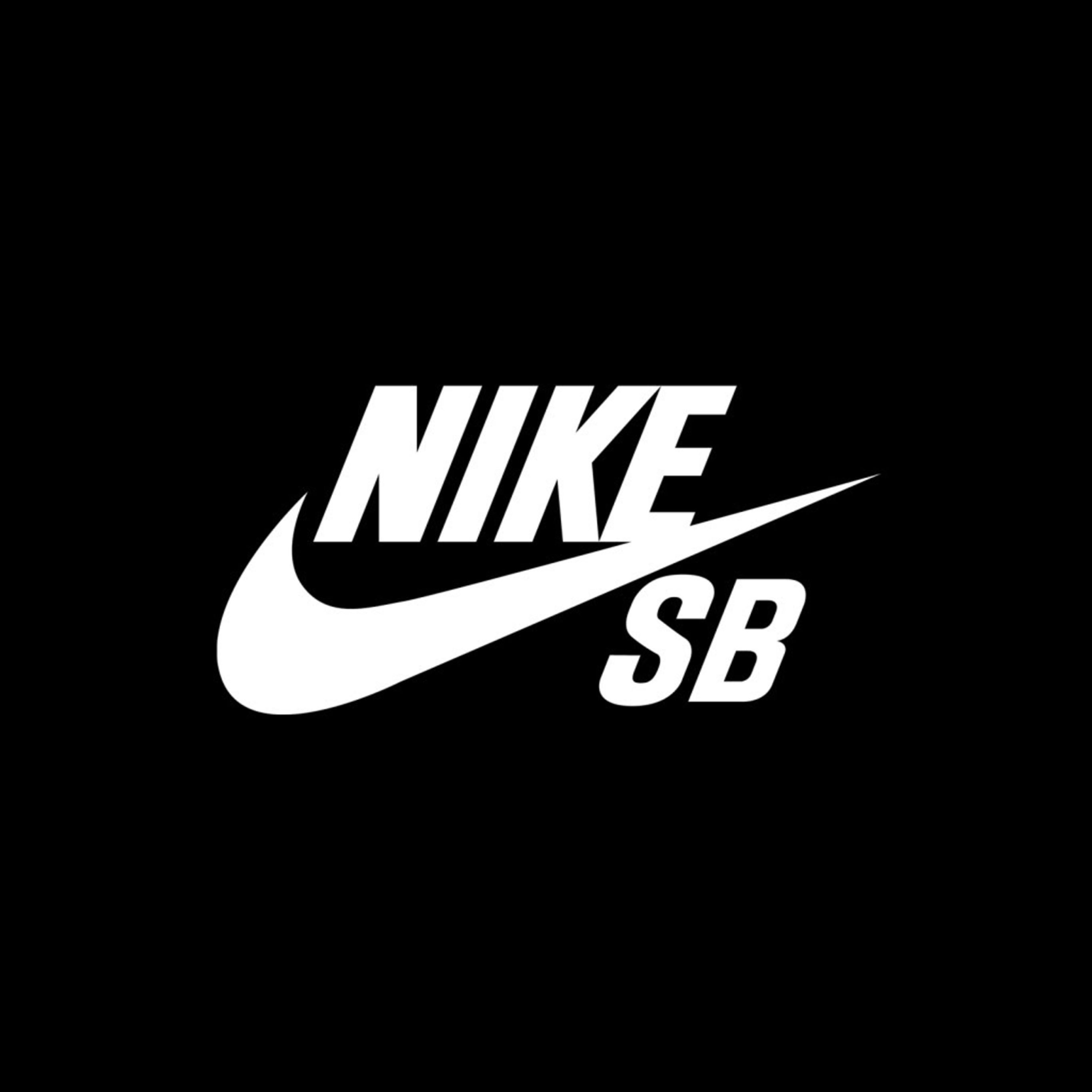 Logo Nike SB bianco nero, swoosh, 2732x2732 2K+, Monitor Gaming