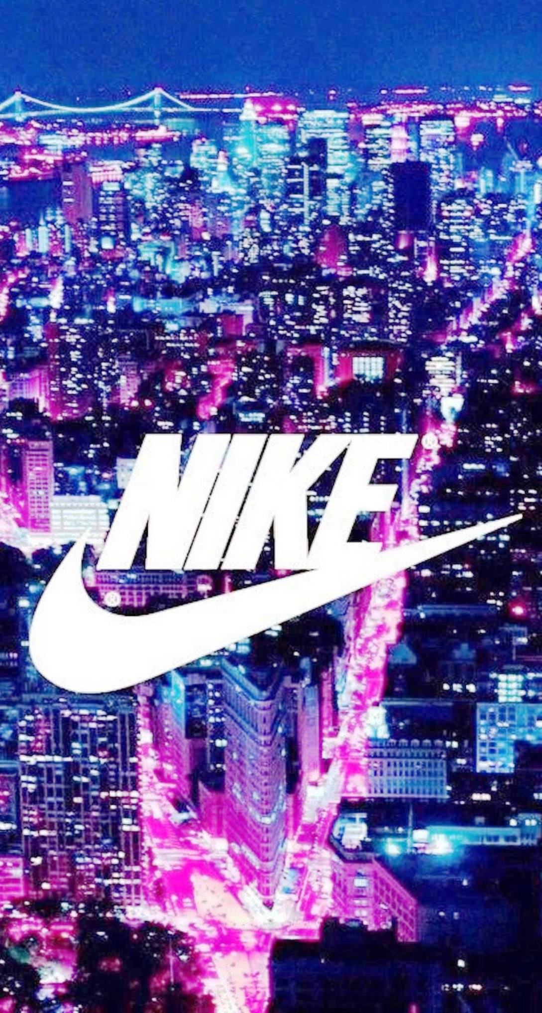 Logo Nike viola geometrico, 670x1192 Verticale, Mobile