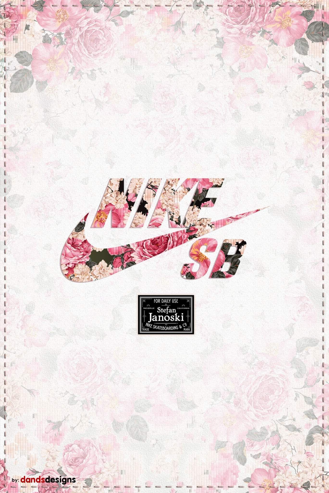 Logo Nike bianco su rosa, 1082x1920 Verticale, Mobile