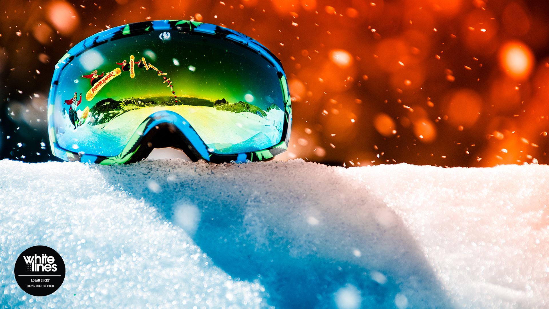 Snowboarder salto neve montagna, 1920x1200 Full HD+, Desktop