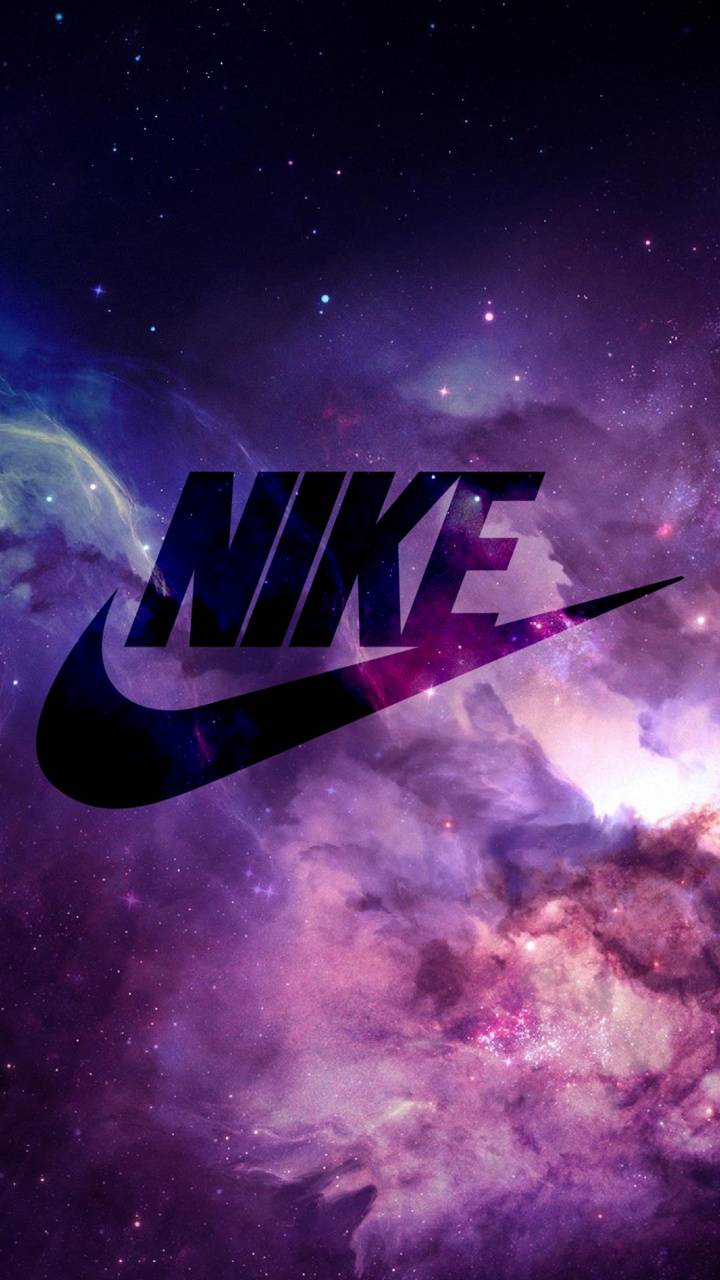 Logo Nike su nebulosa spaziale, swoosh, 720x1280 Full HD Verticale, iPhone